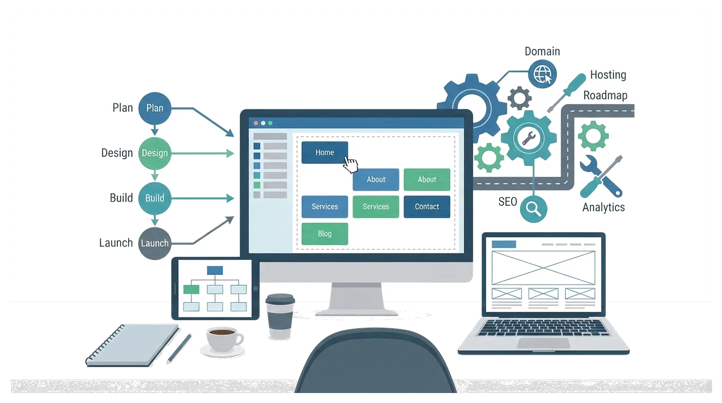 会社ホームページの作り方【完全ガイド】0から公開・運用まで
